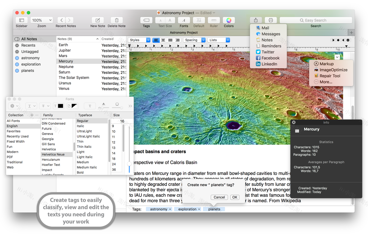 iNotepad Pro For Mac v5.8 笔记本管理软件